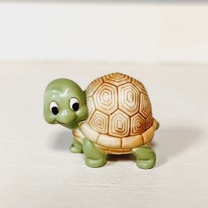 Vintage Porcelain Turtle Figurine